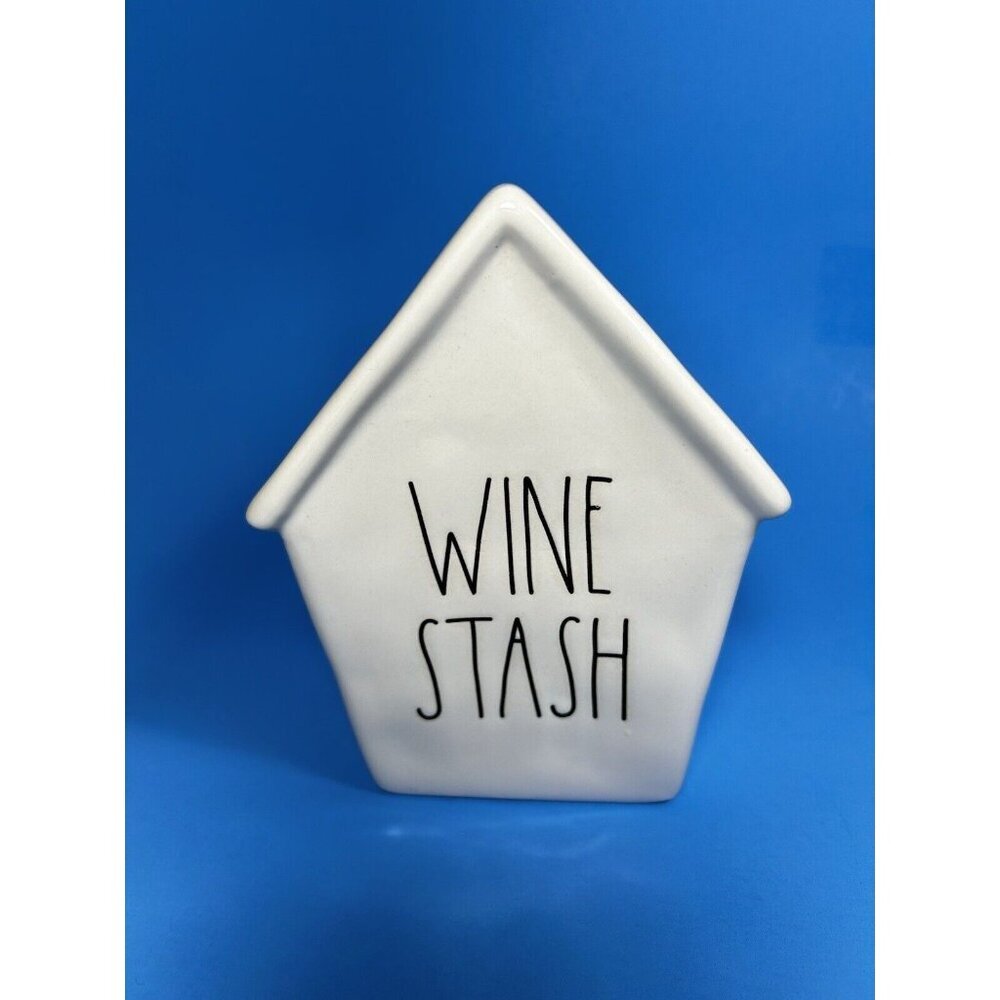 Rae Dunn Magenta Artisan Collection ~Wine Stash~ Ceramic Birdhouse Bank C2 - Picture 13 of 13